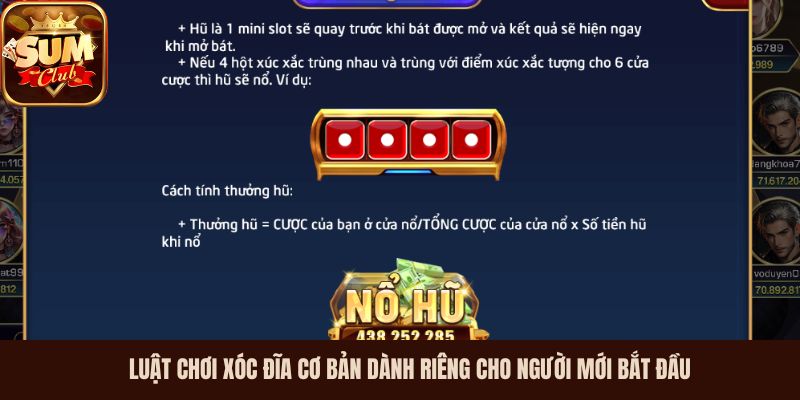 Luật chơi Xóc Đĩa cơ bản dành riêng cho người mới bắt đầu 